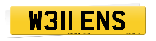 Registration number W311 ENS